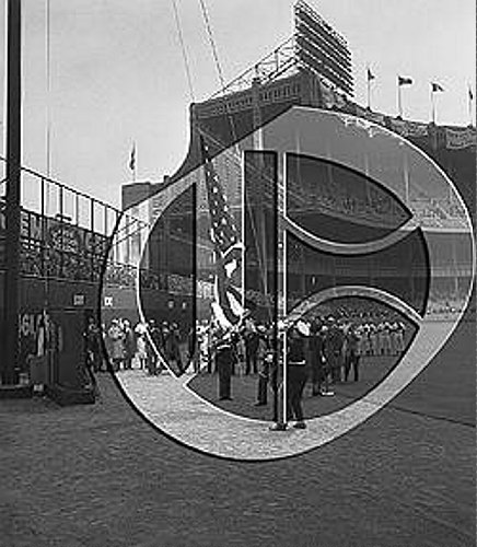 Opening Day Flag Raising Yankee Stadium54N0135